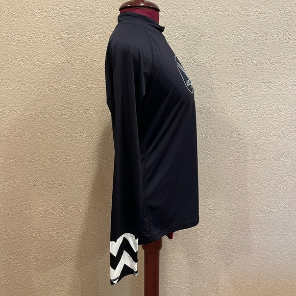 Carve Designs Mock Neck Rash Guard Swim Shirt - Picture 4 of 6